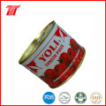 Pasta de tomate enlatada orgánica y saludable de 800 g con la marca Yoli